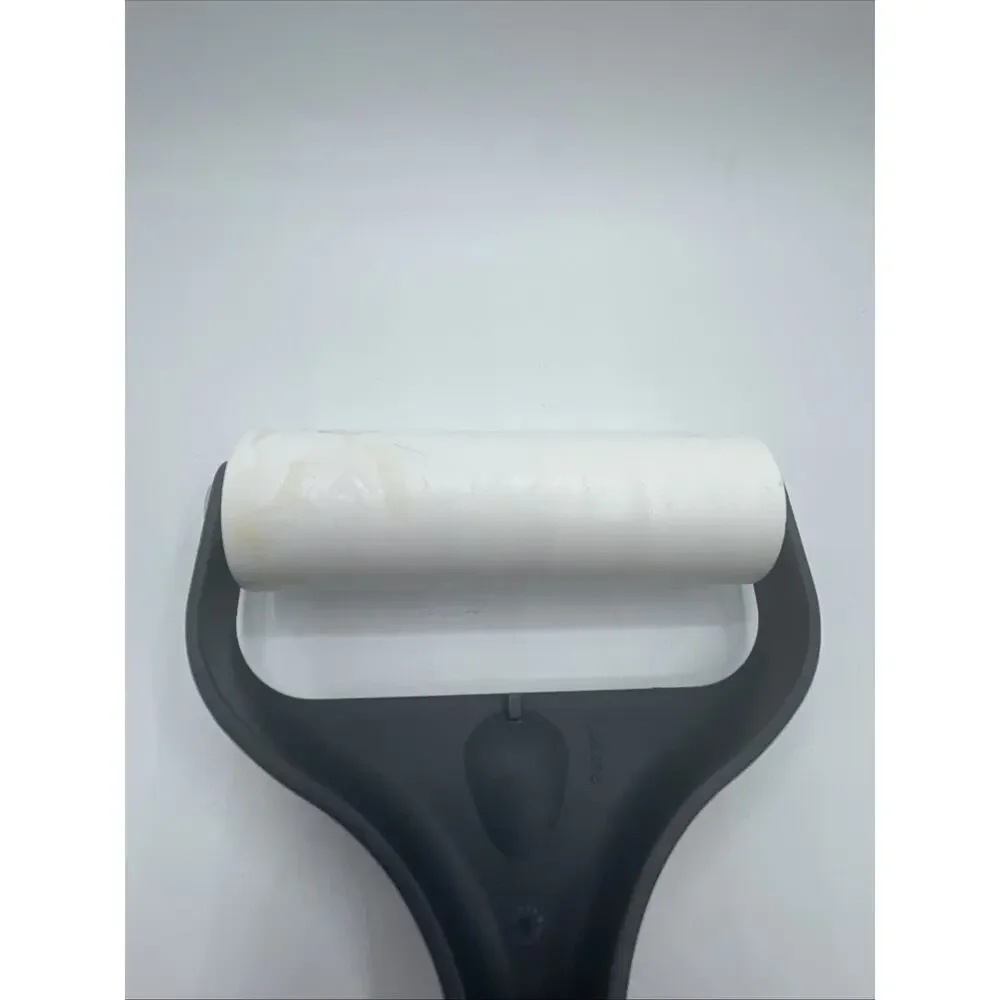 The Pampered Chef Bakers Roller Dual Rolling Pin #1485 With Pastry Fork Dough
